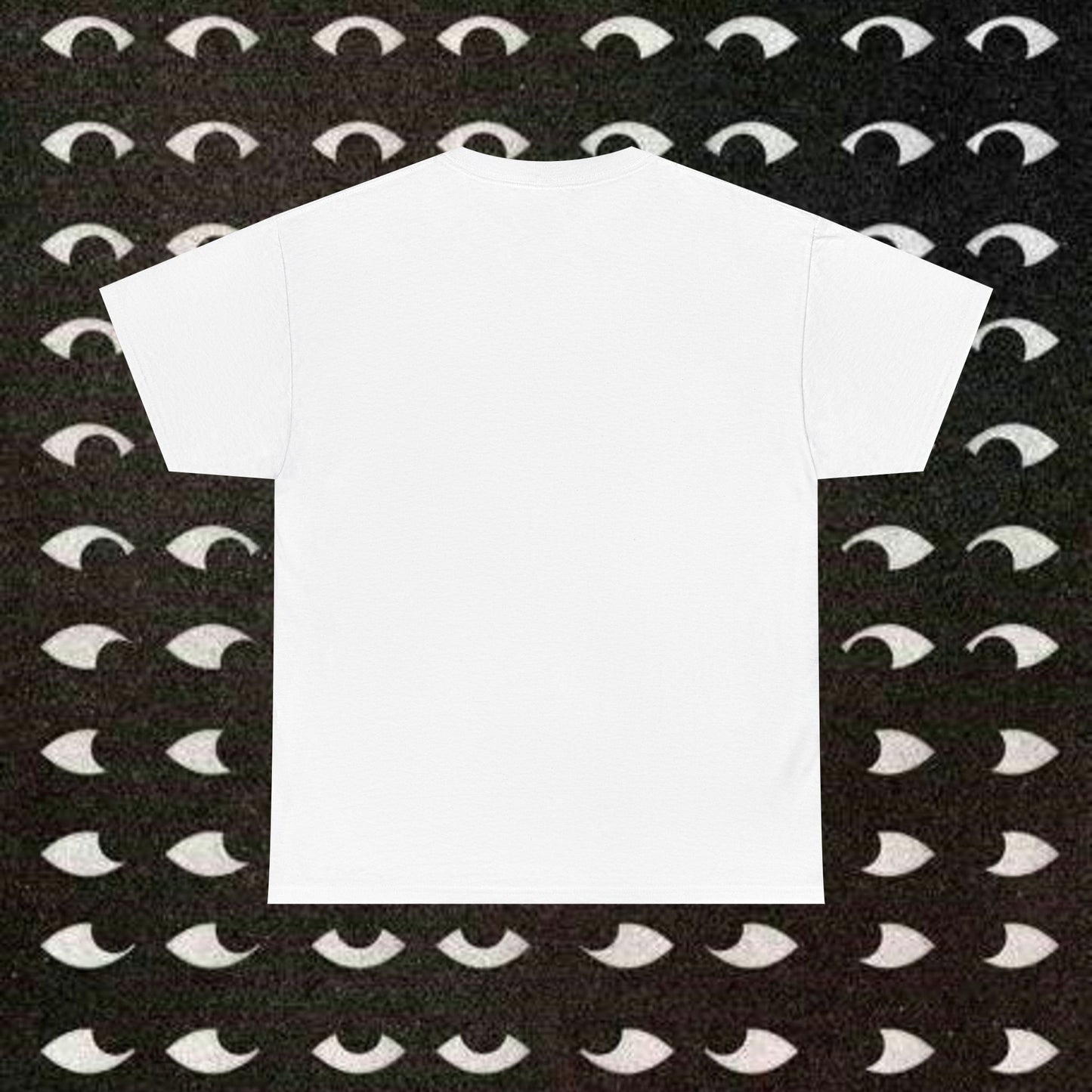 curved clock heavy t-shirt