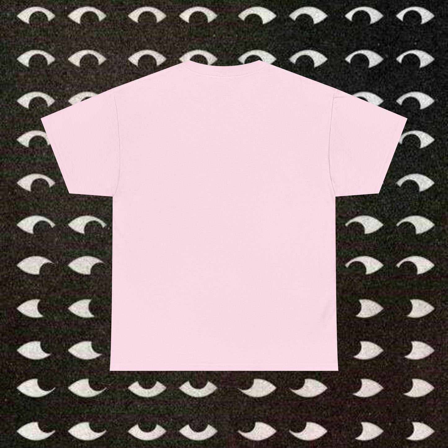 curved clock heavy t-shirt