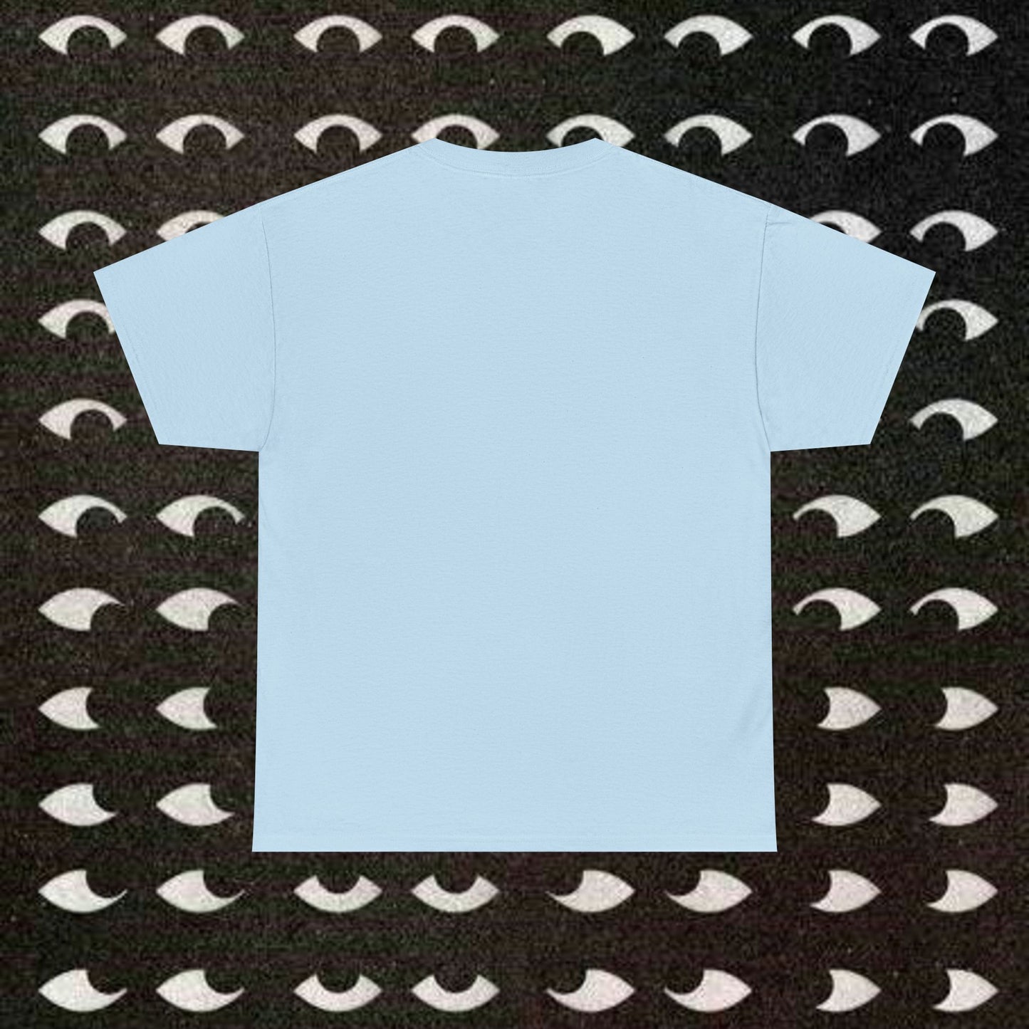 curved clock heavy t-shirt