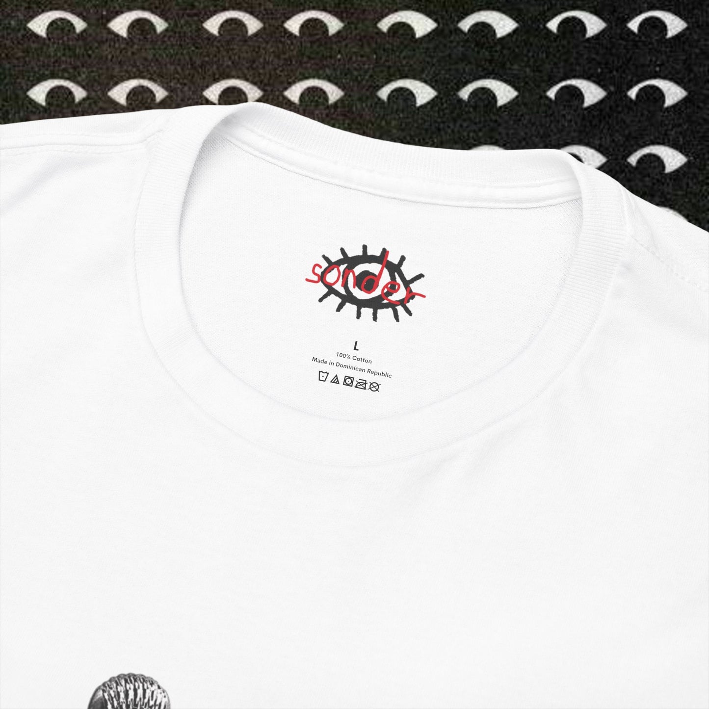 curved clock heavy t-shirt